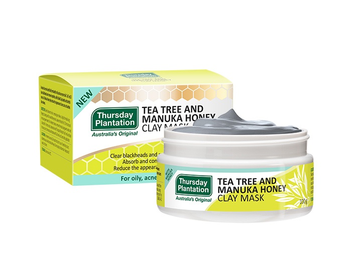 tea tree and manuka honey clay mask product